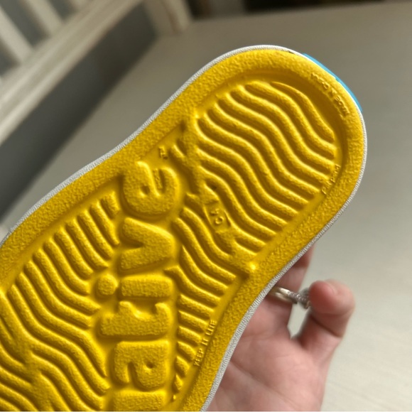 Native Kids Yellow Slip-On Water Shoes with White Toe - Picture 5 of 5
